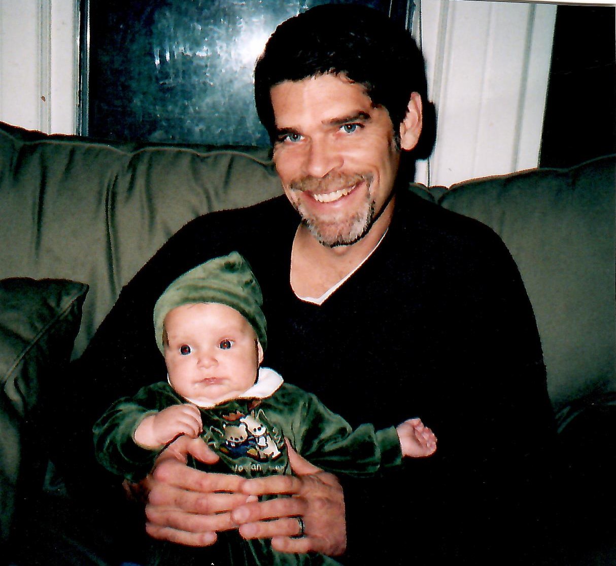 Steve with baby Joe